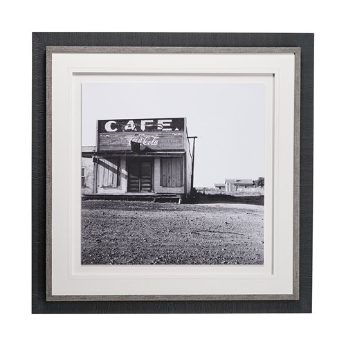 13130 - Welcome Back by The Vintage Collection Hand Embellished Textured Framed Art Photo Matted under Glass