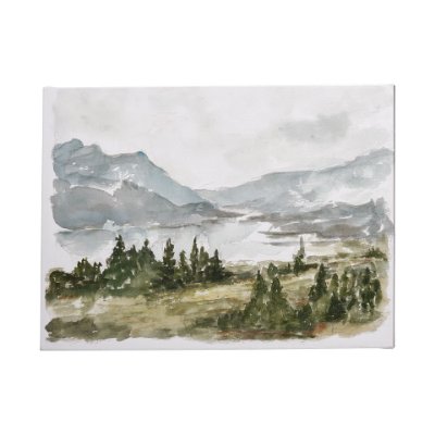 101535-L - Overcast Reservoir I by Ethan Harper a Hand Embellished Textured Canvas