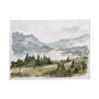 101535-L - Overcast Reservoir I by Ethan Harper a Hand Embellished Textured Canvas
