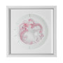 13230 - Who Stole My Precious I Pink by Fiona H Hand Embellished Textured Framed Print Matted under Glass
