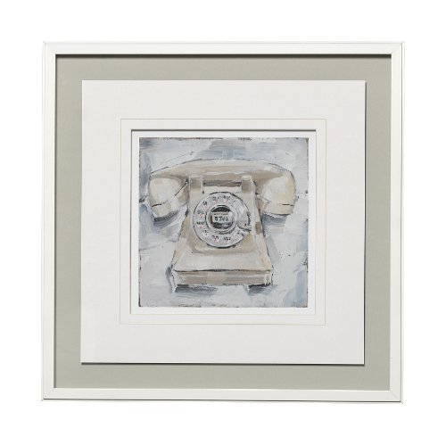 13121 - Retro Phone II by Ethan Harper a Framed Art Print Matted under Glass