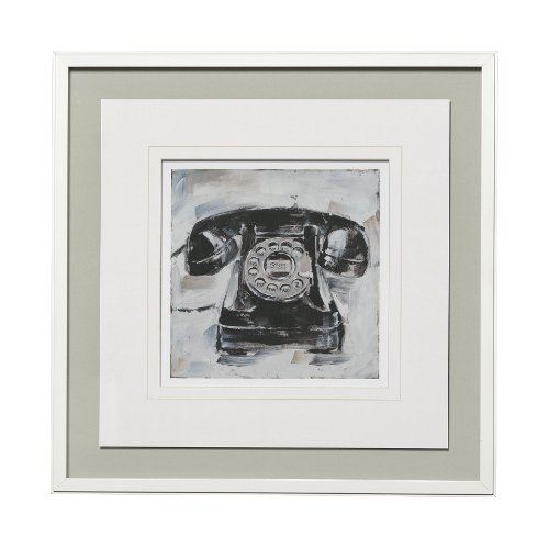 13120 - Retro Phone I by Ethan Harper a Framed Art Print Matted under Glass