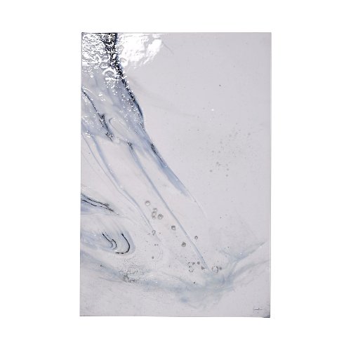 101499-L - Thunderclouds III by Gabrielle Campbell a Hand Embellished Textured Canvas