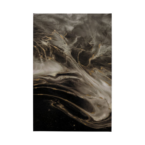 101494-L - Greek Pitch I by Gabrielle Campbell a Hand Embellished Textured Canvas