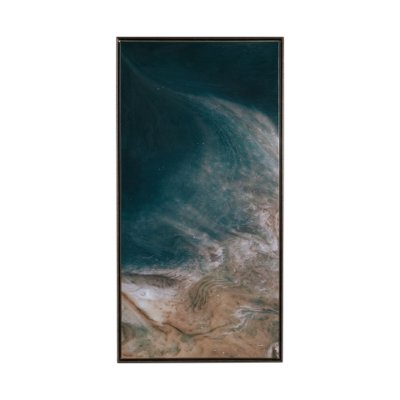 101467-FL - Oasis I by Studio M a handmade Original Framed Canvas Artwork