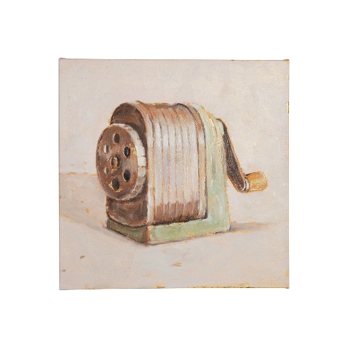 101507-S - Old School III by Ethan Harper a Hand Embellished Textured Canvas