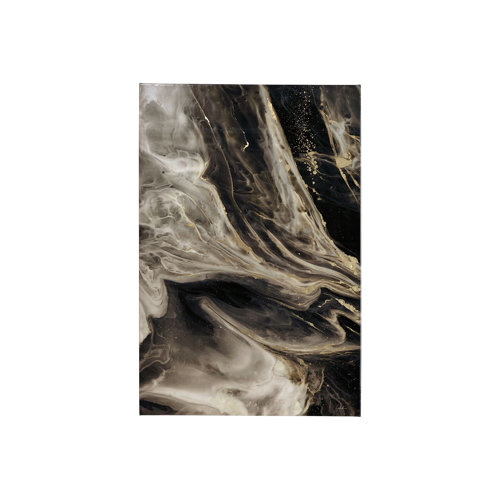 101495-S - Greek Pitch II by Gabrielle Campbell a Hand Embellished Textured Canvas