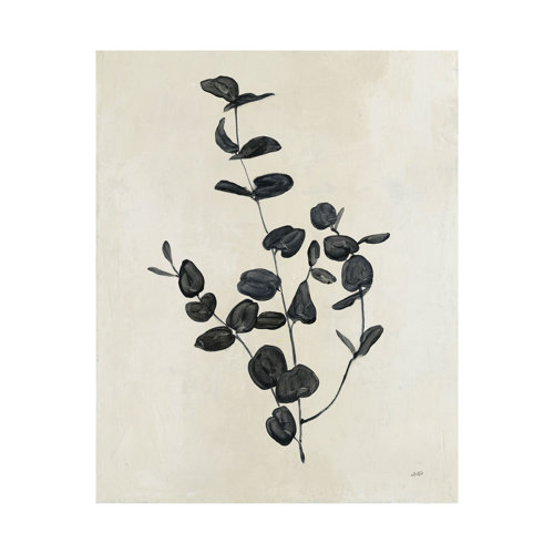 101593-L - Botanical Study II by Julia Purinton a Hand Embellished Textured Canvas