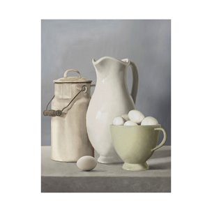 Kitchen Collection by Mark Chandon a Hand Embellished Textured Canvas