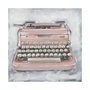 101527-L - Vintage Typewriter IV by Ethan Harper a Hand Embellished Textured Canvas