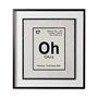 13226 - Ohio by Glartlab a Hand Embellished Textured Framed Art Print Matted under Glass