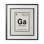 13227 - Georgia by Glartlab a Hand Embellished Textured Framed Art Print Matted under Glass