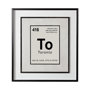 13229 - Toronto by Glartlab a Hand Embellished Textured Framed Art Print Matted under Glass