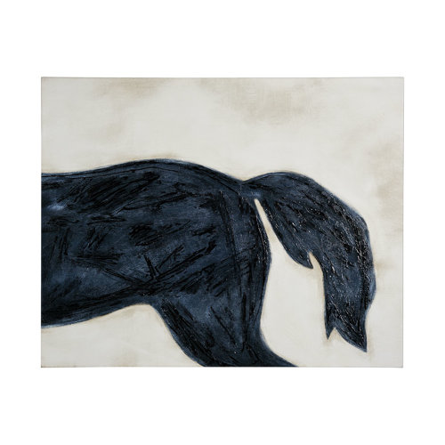 101576-L - Equestrian Beauties - Close by Kristine Hegre a Hand Embellished Textured Canvas