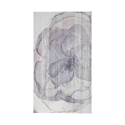 101560-L - Sun and Rain II by Halle Rakka a Hand Embellished Textured Canvas