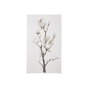 Magnolia II by Gabrielle Campbell a Hand Embellished Textured Canvas