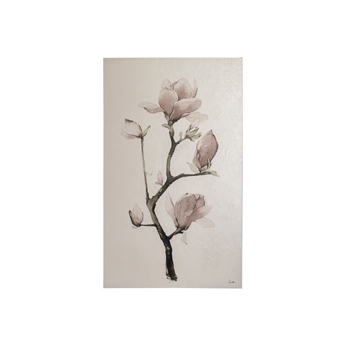 101620-S - Magnolia I by Gabrielle Campbell a Hand Embellished Textured Canvas