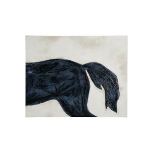 Equestrian Beauties - Close by Kristine Hegre a Hand Embellished Textured Canvas
