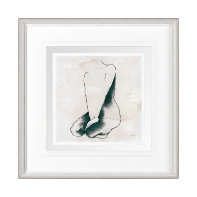 13106 - Andromedae Light VI by Melody D a Hand Embellished Textured Framed Art Print Matted under Glass