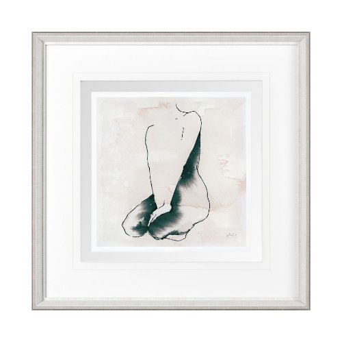 13106 - Andromedae Light VI by Melody D a Hand Embellished Textured Framed Art Print Matted under Glass