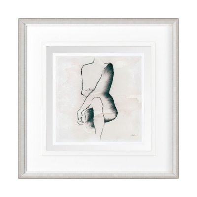 13105 - Andromedae Light V by Melody D a Hand Embellished Textured Framed Art Print Matted under Glass