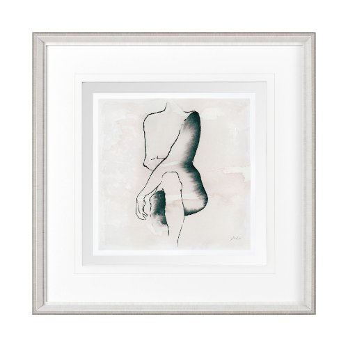 13105 - Andromedae Light V by Melody D a Hand Embellished Textured Framed Art Print Matted under Glass