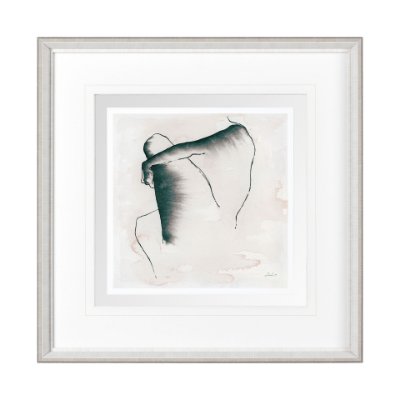 13103 - Andromedae Light III by Melody D a Hand Embellished Textured Framed Art Print Matted under Glass