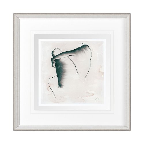 13103 - Andromedae Light III by Melody D a Hand Embellished Textured Framed Art Print Matted under Glass