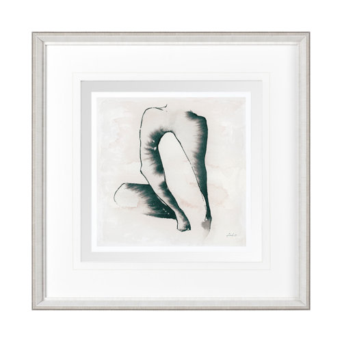 13102 - Andromedae Light II by Melody D a Hand Embellished Textured Framed Art Print Matted under Glass