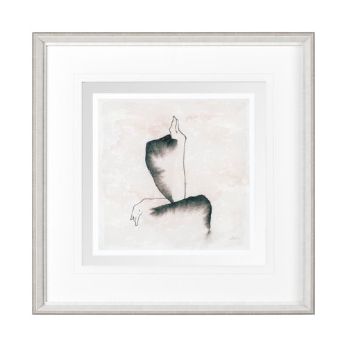 13101 - Andromedae Light I by Melody D a Hand Embellished Textured Framed Art Print Matted under Glass