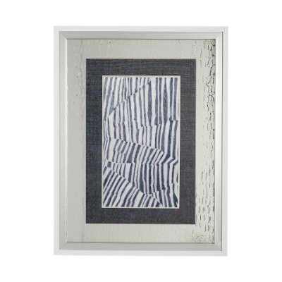 13169 - Corduroy II by Alarm a Hand Embellished Textured Framed Art Print Matted under Glass
