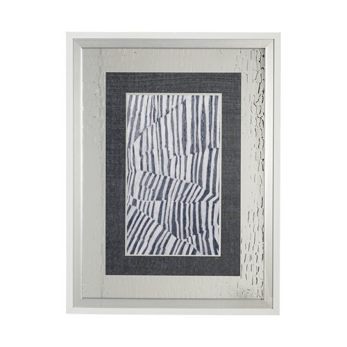 13169 - Corduroy II by Alarm a Hand Embellished Textured Framed Art Print Matted under Glass