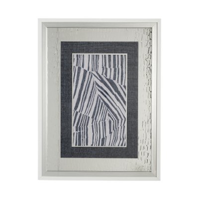 13168 - Corduroy I by Alarm a Hand Embellished Textured Framed Art Print Matted under Glass