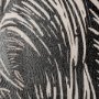 101624-S - Linocut II (Goat) by Mercana Studio a Hand Embellished Textured Canvas