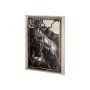 101624-S - Linocut II (Goat) by Mercana Studio a Hand Embellished Textured Canvas