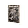 101623-S - Linocut I (Ram) by Mercana Studio a Hand Embellished Textured Canvas
