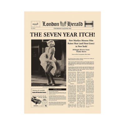 101568-L - The Seven Year Itch by Mercana Studio a Hand Embellished Textured Canvas