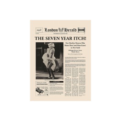 101568-S - The Seven Year Itch by Mercana Studio a Hand Embellished Textured Canvas
