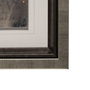 13160 - Tectonic I by Albena Hristova a Hand Embellished Textured Framed Art Print Matted under Glass