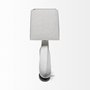 68337 - Celtica (26.8"H) White Resin Ring-Shaped Base Table Lamp