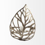68436 - Lana I Single Champagne Toned Wall Candle Holder