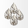 68437 - Lana II Set of 4 Champagne toned Wall Candle Holders
