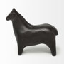 68408 - Sphynx II 7L x 2W Black Cast Aluminum Horse Shaped Object