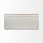 68480 - Fairview III Solid Wood Brown Top & White Frame 4 Cabinet Door Sideboard
