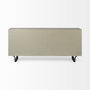68533 - Giselle II Brown Fir Veneer W/Black Metal Leg 9 Drawer Sideboard