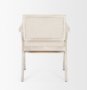 68505 - Topanga I Cream Fabric Wrap Blonde Wooden Frame Dining Chair