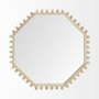 68525 - Torquay 33L x 33H Natural Wood Octagon Frame Mirror