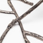 68415 - Vine I Distressed Silver Metal Creeper Five Candle Table Candle Holder