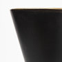 68433 - Eris II 7.3x12.6 Black Metal w/Gold Accent Double-Cone Wall Sconce 