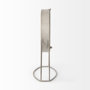 68520 - Aurus Matte Gray Metal Table Clock